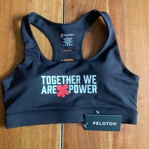 Peloton TOGETHER WE ARE POWER sports bra
